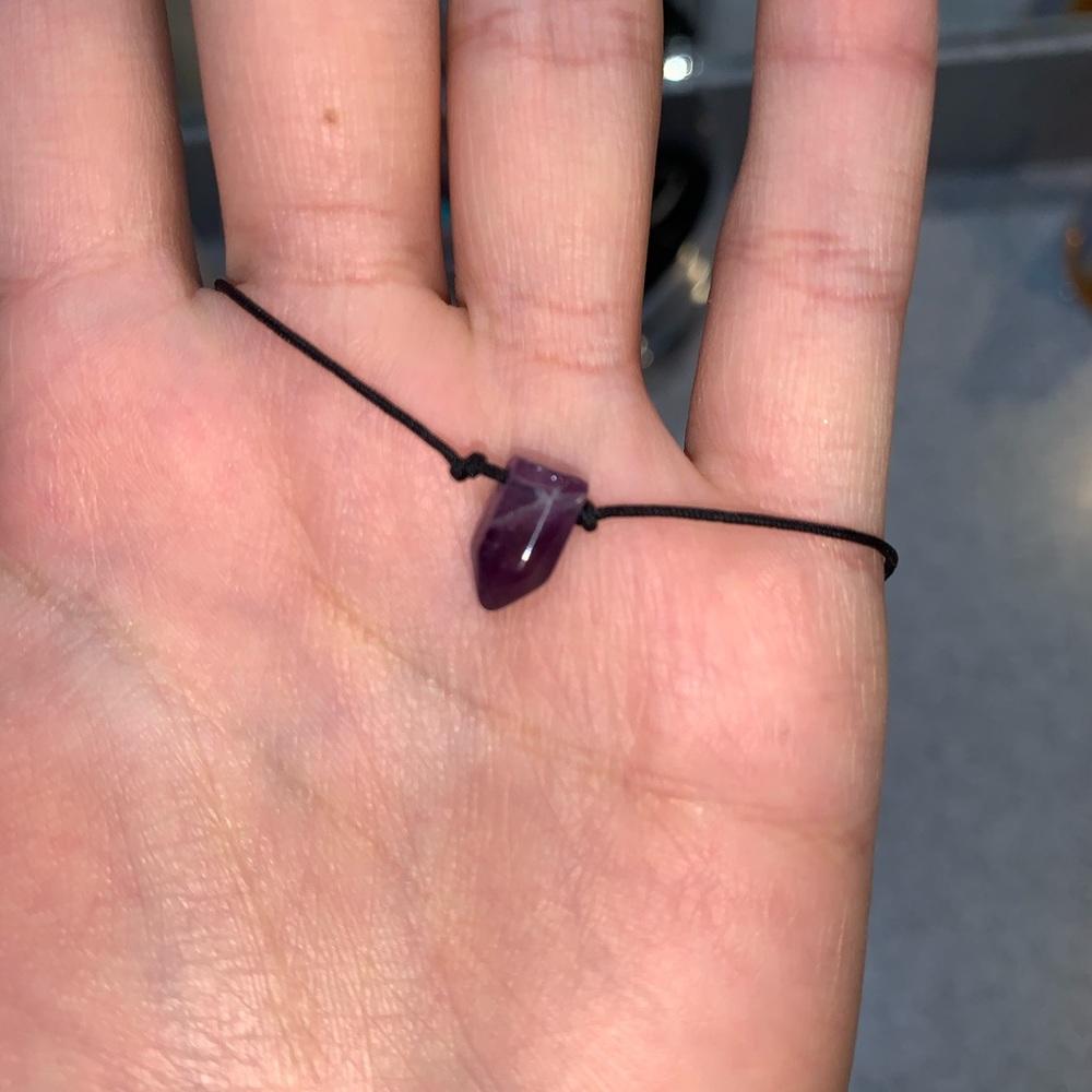 Francesca’s amethyst choker necklace